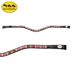 Naczółek Kavalkade Seasons Dream black/pink/green