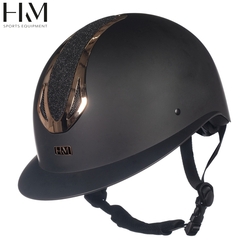 Kask HKM Illusion czarny/rosegold