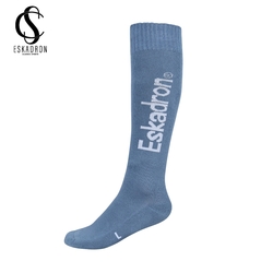 Podkolanówki Eskadron Fashion Classic Sports Kneesocks Steel Blue
