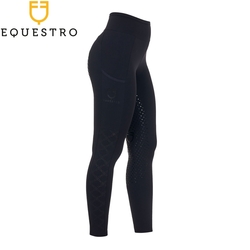 Legginsy Equestro Perforated Black 