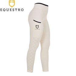 Legginsy Equestro Perforated Antique White