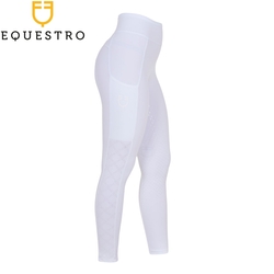 Legginsy Equestro Perforated White
