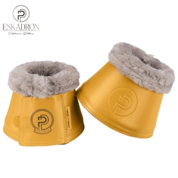 Kaloszki Eskadron Platinum Softslate Faux Fur Golden Yellow
