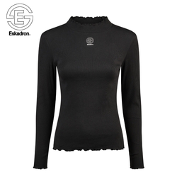Bluzka Eskadron Fashion Dynamic Turtleneck Rib Black