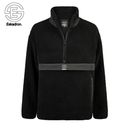 Bluza Eskadron Fashion Dynamic Half-zip-Teddy Sweater Black