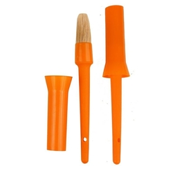 Pędzelek do kopyt z zatyczką pomarańczowy