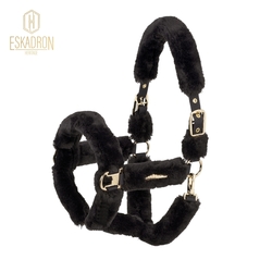 Kantar Eskadron Heritage Girth Faux Fur Complete Black Truffle
