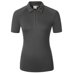Koszulka Covalliero Polo SS26 damska smoked blue