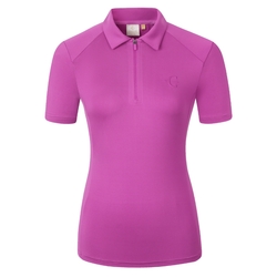 Koszulka Covalliero Polo SS26 damska smoked blue