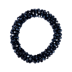 Gumka do włosów HKM crystal granatowa
