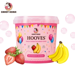 Smakołyki Candy Horse Kopytka Bubble Gum - banan + truskawka