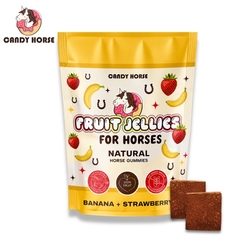 Smakołyki Candy Horse Jelly Horse - banan + truskawka