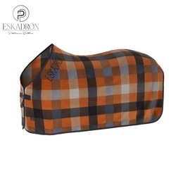 Derka Eskadron Platinum Fleece Check Amber/Pale Grey/Black/Slate Blue