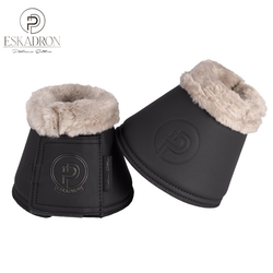 Kaloszki Eskadron Platinum Softslate Faux Leather Faux Fur Black