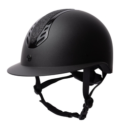 Kask Horze Cadence czarny/glitter