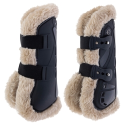Ochraniacze z futerkiem Covalliero AW26 Black