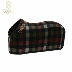 Derka Eskadron Heritage Fleece Check Black/Deep Moss/Merlot/Ash